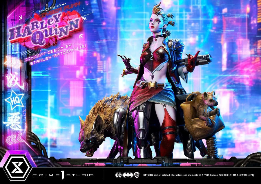 Batman - Bud - Harley Quinn - Lou - Ultimate Premium Masterline (UPMDC-08) - 1/4 - Cyberpunk (Prime 1 Studio)ㅤ – Prime 1 Studio – ActionFigureBrasil