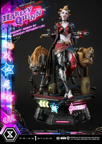 Batman - Bud - Harley Quinn - Lou - Ultimate Premium Masterline (UPMDC-08) - 1/4 - Cyberpunk (Prime 1 Studio)ㅤ – Prime 1 Studio – ActionFigureBrasil — iluminação de estúdio