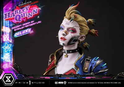 Batman - Bud - Harley Quinn - Lou - Ultimate Premium Masterline (UPMDC-08DX) - 1/4 - Cyberpunk, DX Version (Prime 1 Studio)ㅤ – Prime 1 Studio – ActionFigureBrasil — iluminação de estúdio