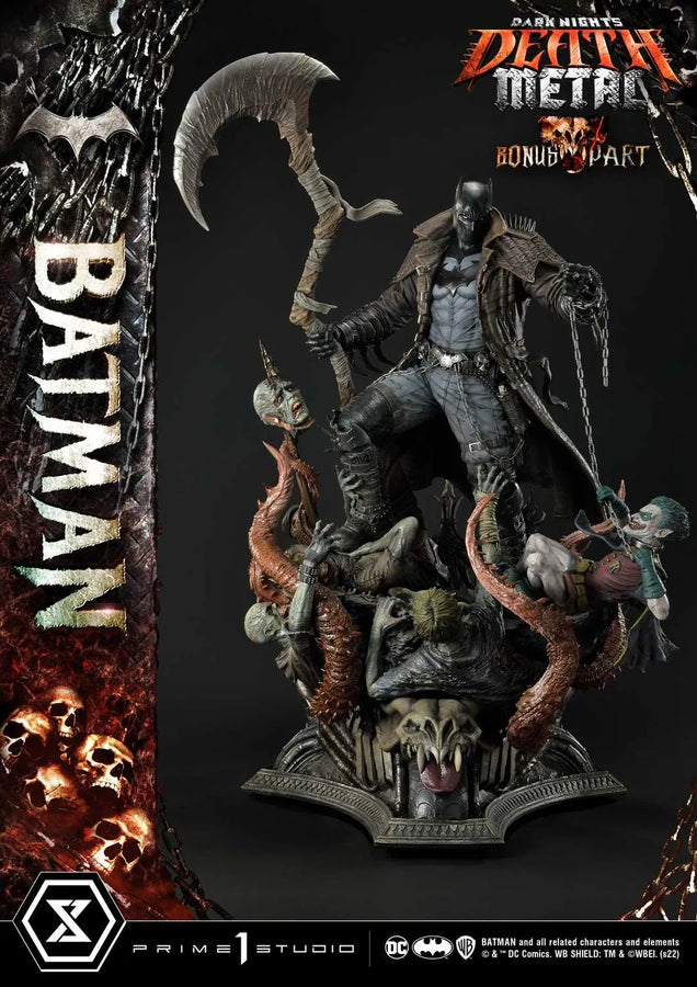 Batman (Deluxe Bonus Version) Dark Nights: Death Metal (Comics) – Prime1Studio – ActionFigure Brasil