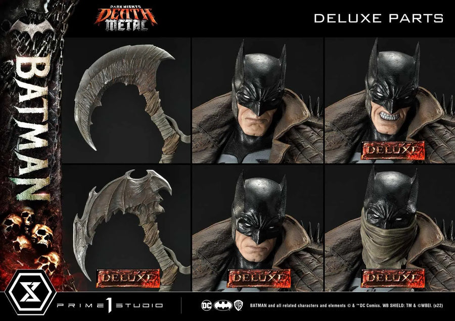 Batman (Deluxe Bonus Version) Dark Nights: Death Metal (Comics) – Prime1Studio – ActionFigure Brasil