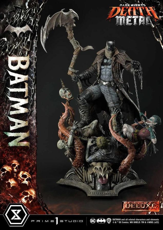 Batman (Deluxe Bonus Version) Dark Nights: Death Metal (Comics) – Prime1Studio – ActionFigure Brasil