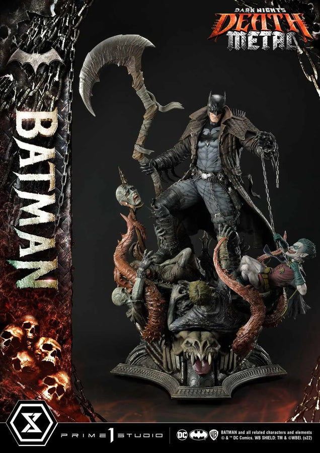 Batman (Deluxe Bonus Version) Dark Nights: Death Metal (Comics) – Prime1Studio – ActionFigure Brasil