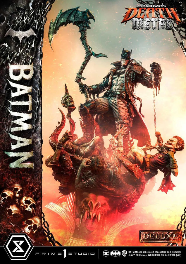 Batman (Deluxe Bonus Version) Dark Nights: Death Metal (Comics) – Prime1Studio – ActionFigure Brasil