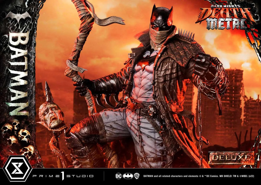 Batman (Deluxe Bonus Version) Dark Nights: Death Metal (Comics) – Prime1Studio – ActionFigure Brasil