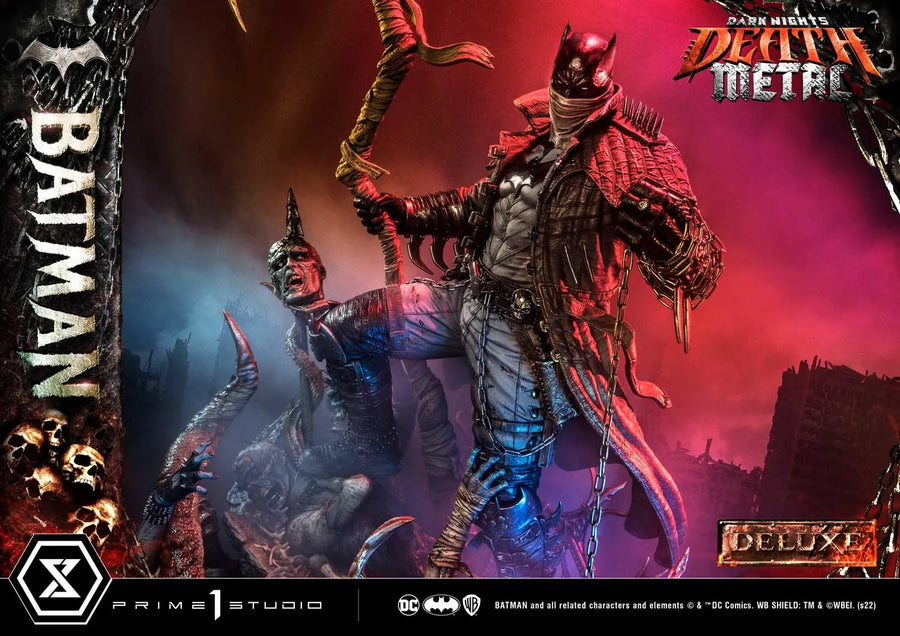 Batman (Deluxe Bonus Version) Dark Nights: Death Metal (Comics) – Prime1Studio – ActionFigure Brasil