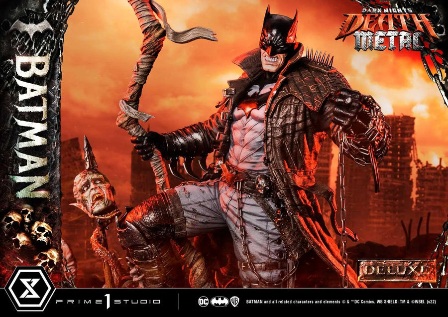 Batman (Deluxe Bonus Version) Dark Nights: Death Metal (Comics) – Prime1Studio – ActionFigure Brasil