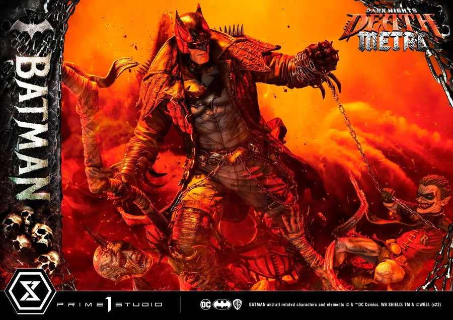 Batman (Deluxe Bonus Version) Dark Nights: Death Metal (Comics) – Prime1Studio – ActionFigure Brasil