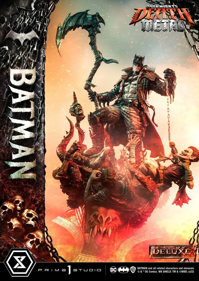 Batman (Deluxe Version) Dark Nights: Death Metal (Comics) – Prime1Studio – ActionFigure Brasil