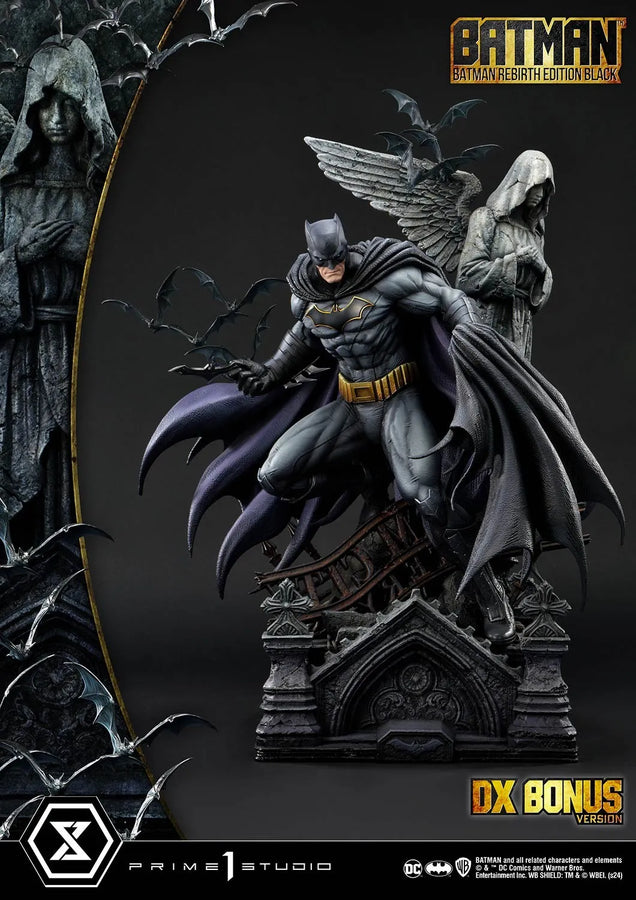 Batman Rebirth Edition Black (Deluxe Bonus Version) - LIMITED EDITION: 80 (Black - Deluxe Bonus Version) – Prime 1 Studio – ActionFigure Brasil