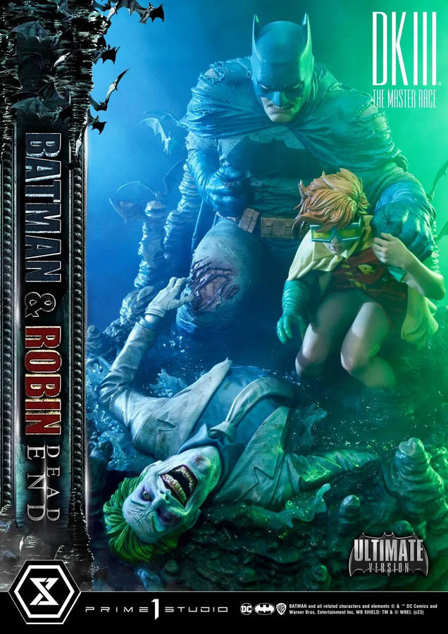 Batman & Robin Dead End (Ultimate Bonus Version) Batman Dark Knight III The Master Race (Comics) – Prime1Studio – ActionFigure Brasil