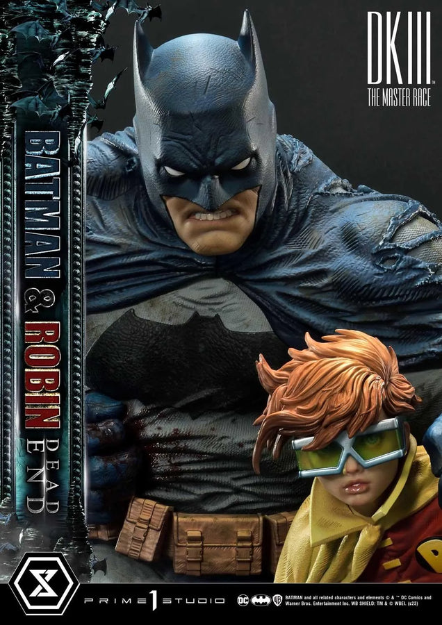 Batman & Robin Dead End (Ultimate Bonus Version) Batman Dark Knight III The Master Race (Comics) – Prime1Studio – ActionFigure Brasil