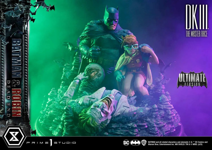 Batman & Robin Dead End (Ultimate Bonus Version) Batman Dark Knight III The Master Race (Comics) – Prime1Studio – ActionFigure Brasil
