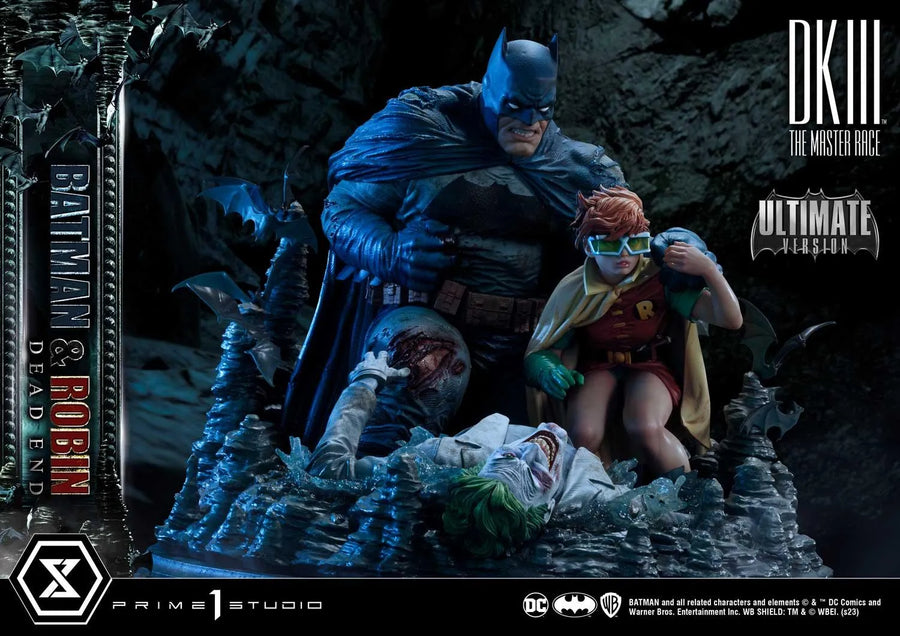 Batman & Robin Dead End (Ultimate Bonus Version) Batman Dark Knight III The Master Race (Comics) – Prime1Studio – ActionFigure Brasil