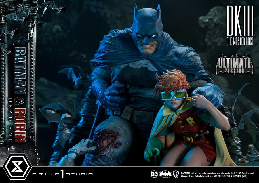 Batman & Robin Dead End (Ultimate Bonus Version) Batman Dark Knight III The Master Race (Comics) – Prime1Studio – ActionFigure Brasil