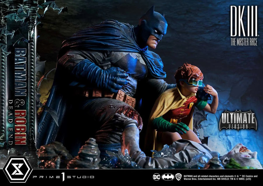 Batman & Robin Dead End (Ultimate Bonus Version) Batman Dark Knight III The Master Race (Comics) – Prime1Studio – ActionFigure Brasil