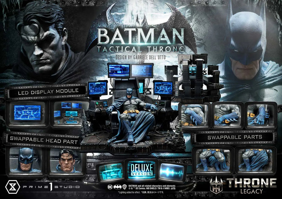 Batman Tactical Throne (Deluxe Bonus Version) Batman (Comics) – Prime1Studio – ActionFigure Brasil