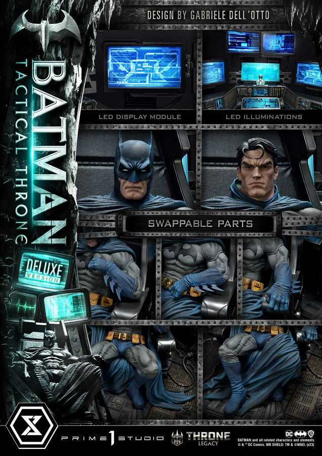 Batman Tactical Throne (Deluxe Bonus Version) Batman (Comics) – Prime1Studio – ActionFigure Brasil