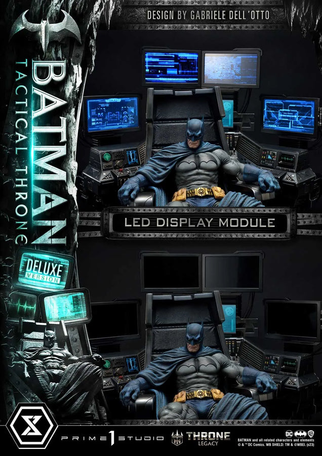 Batman Tactical Throne (Deluxe Bonus Version) Batman (Comics) – Prime1Studio – ActionFigure Brasil