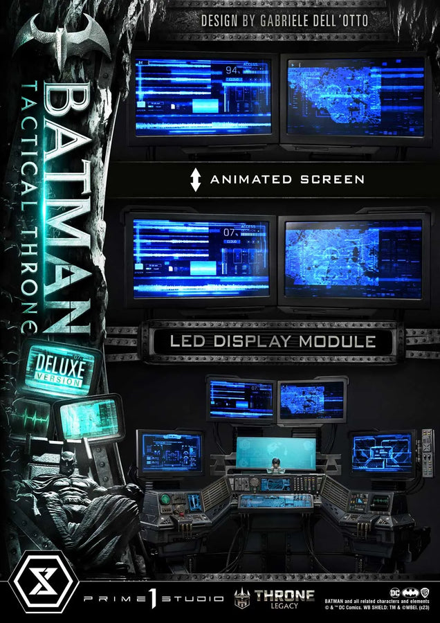 Batman Tactical Throne (Deluxe Bonus Version) Batman (Comics) – Prime1Studio – ActionFigure Brasil