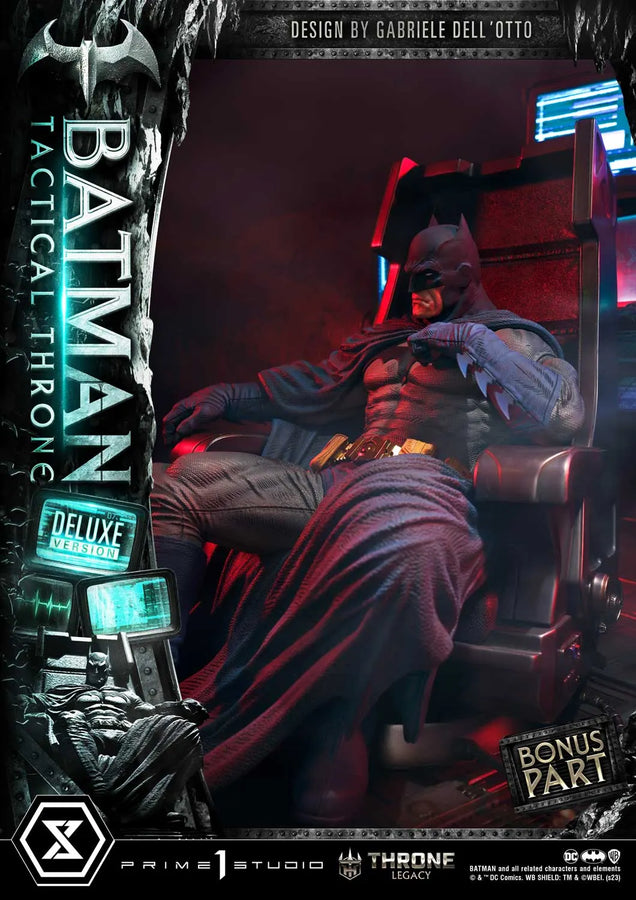 Batman Tactical Throne (Deluxe Bonus Version) Batman (Comics) – Prime1Studio – ActionFigure Brasil