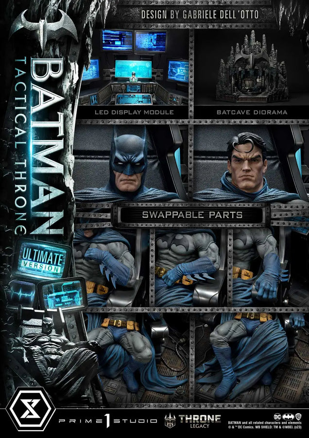 Batman Tactical Throne (Ultimate Bonus Version) Batman (Comics) – Prime1Studio – ActionFigure Brasil