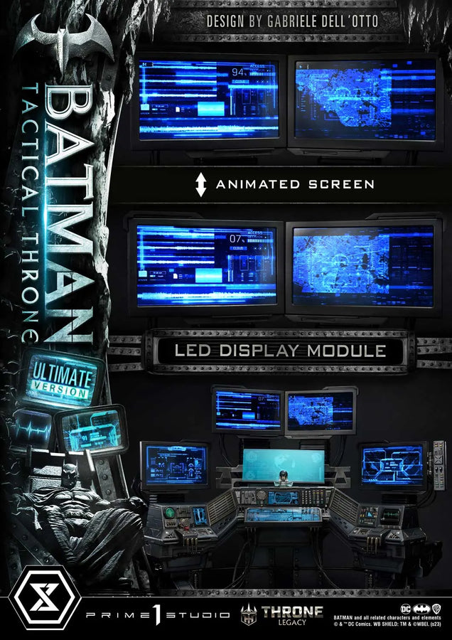 Batman Tactical Throne (Ultimate Bonus Version) Batman (Comics) – Prime1Studio – ActionFigure Brasil