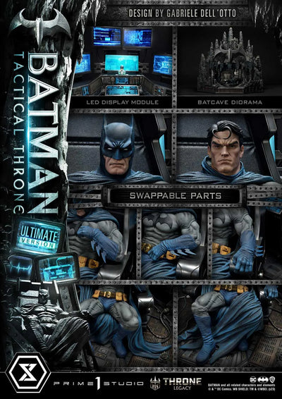 Batman Tactical Throne (Ultimate Bonus Version) - LIMITED EDITION: 150 (Ultimate Bonus Version) – Prime 1 Studio – ActionFigure Brasil — ângulo diferente