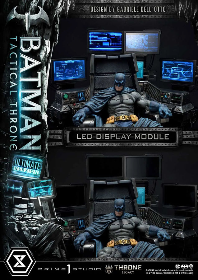 Batman Tactical Throne (Ultimate Bonus Version) - LIMITED EDITION: 150 (Ultimate Bonus Version) – Prime 1 Studio – ActionFigure Brasil