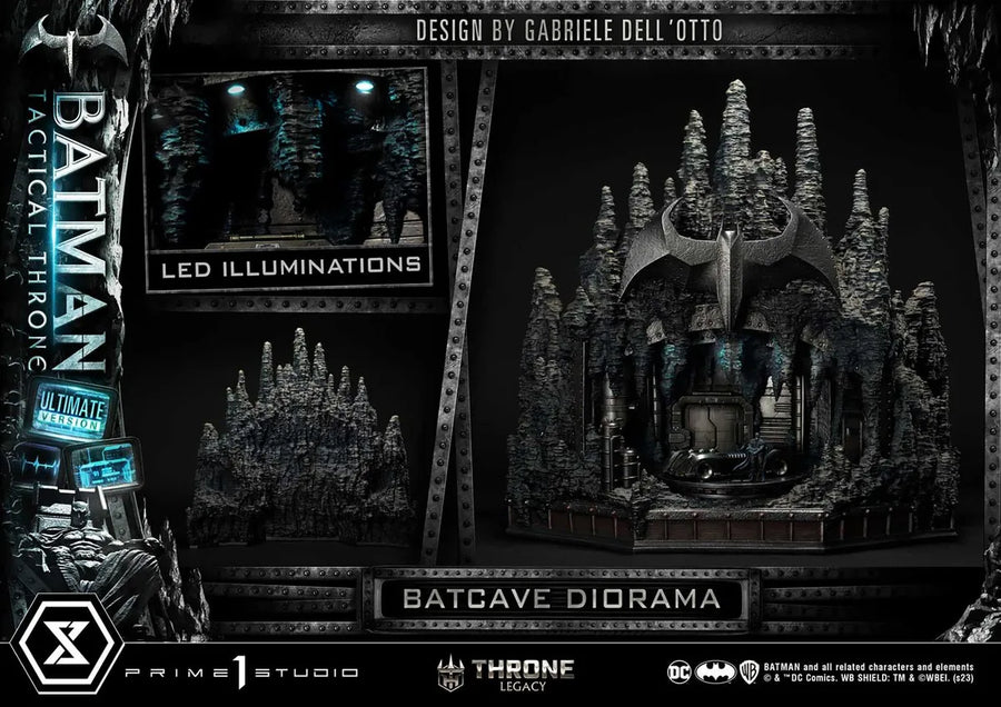 Batman Tactical Throne (Ultimate Bonus Version) - LIMITED EDITION: 150 (Ultimate Bonus Version) – Prime 1 Studio – ActionFigure Brasil