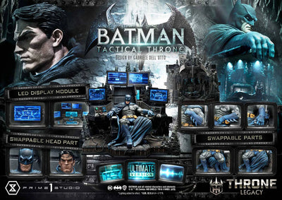 Batman Tactical Throne (Ultimate Bonus Version) - LIMITED EDITION: 150 (Ultimate Bonus Version) – Prime 1 Studio – ActionFigure Brasil — com base expositora