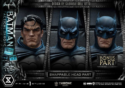 Batman Tactical Throne (Ultimate Bonus Version) - LIMITED EDITION: 150 (Ultimate Bonus Version) – Prime 1 Studio – ActionFigure Brasil — ambientada