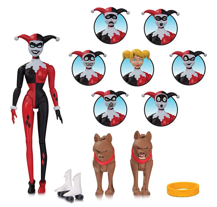 Batman: The Animated Series - DC Action Figure: Harley Quinn Expression Pack (Animated Ver.)(Provisional Pre-order)ㅤ – DC Collectibles – ActionFigureBrasil