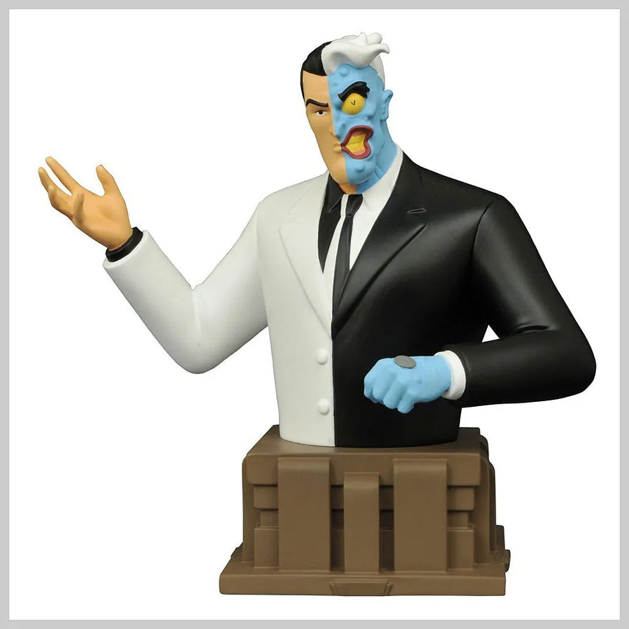 Batman: The Animated Series - DC Mini Bust: Two Faceㅤ – Diamond Select Toys – ActionFigureBrasil