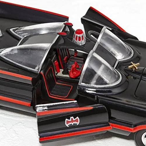 Batman (TV 1960) - Batman - Robin - Figure Complex Movie Revo No.005 - Revoltech - Batmobile 1966 (Kaiyodo)ㅤ – Kaiyodo – ActionFigure Brasil