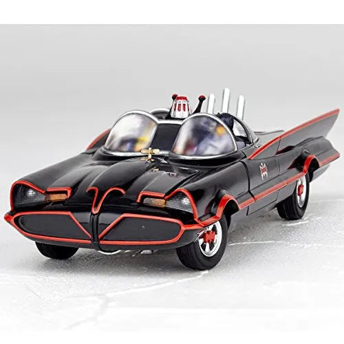 Batman (TV 1960) - Batman - Robin - Figure Complex Movie Revo No.005 - Revoltech - Batmobile 1966 (Kaiyodo)ㅤ – Kaiyodo – ActionFigure Brasil