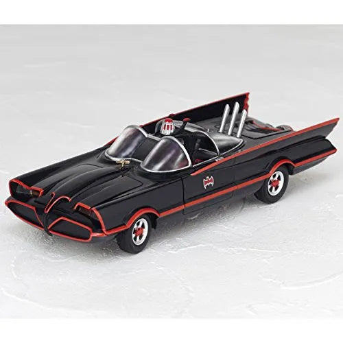 Batman (TV 1960) - Batman - Robin - Figure Complex Movie Revo No.005 - Revoltech - Batmobile 1966 (Kaiyodo)ㅤ – Kaiyodo – ActionFigure Brasil