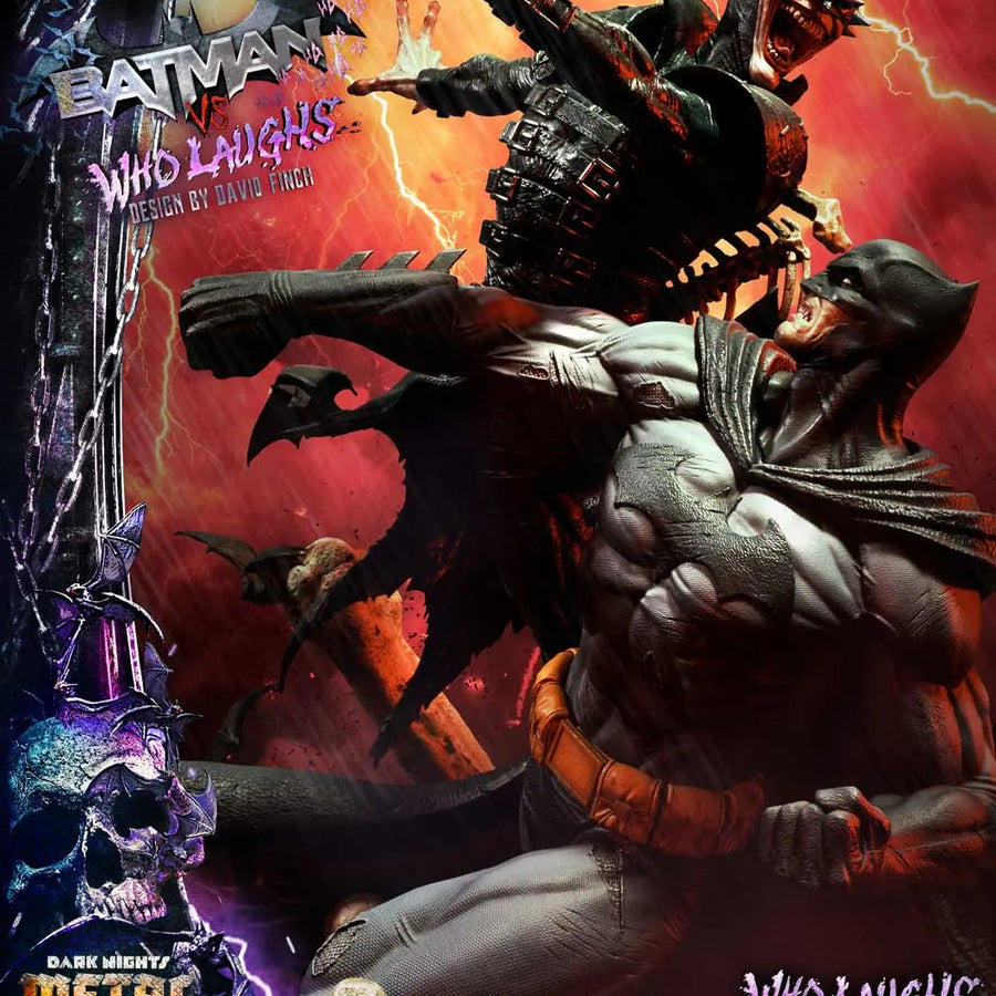 Batman versus Batman Who Laughs (Deluxe Bonus Version) Dark Nights: Metal (Comics) – Prime1Studio – ActionFigure Brasil