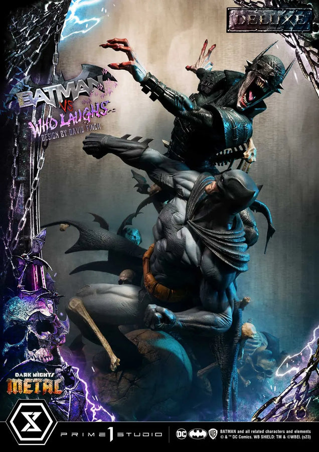 Batman versus Batman Who Laughs (Deluxe Bonus Version) Dark Nights: Metal (Comics) – Prime1Studio – ActionFigure Brasil