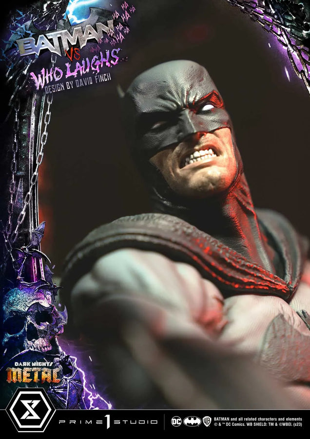 Batman versus Batman Who Laughs (Deluxe Bonus Version) Dark Nights: Metal (Comics) – Prime1Studio – ActionFigure Brasil