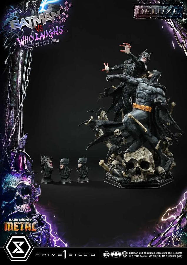 Batman versus Batman Who Laughs (Deluxe Bonus Version) Dark Nights: Metal (Comics) – Prime1Studio – ActionFigure Brasil