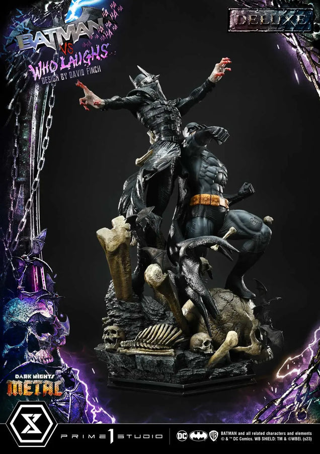 Batman versus Batman Who Laughs (Deluxe Bonus Version) Dark Nights: Metal (Comics) – Prime1Studio – ActionFigure Brasil
