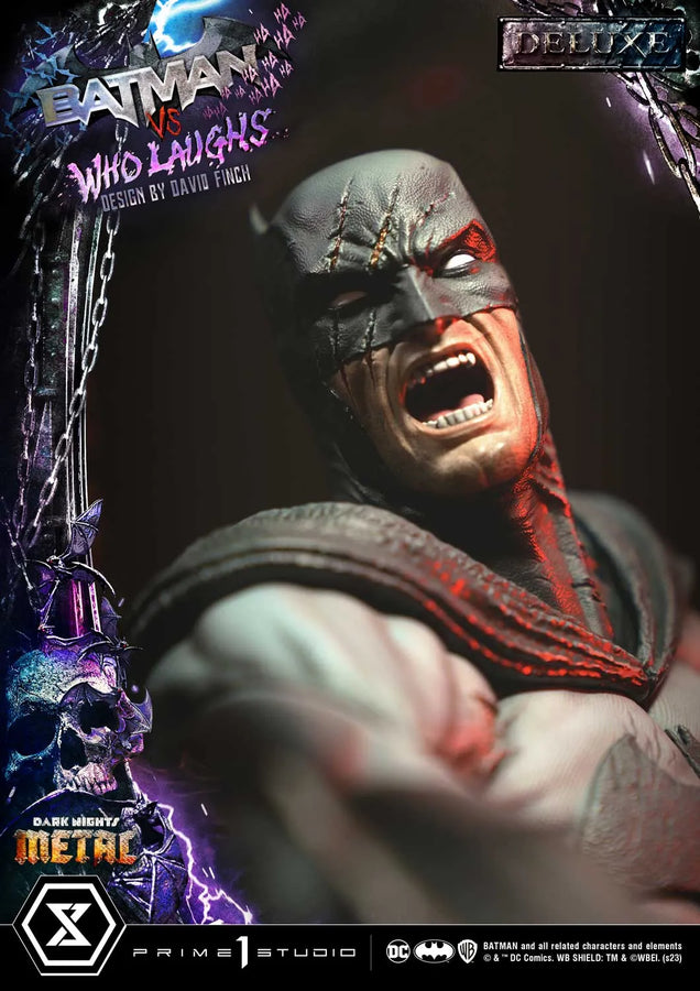 Batman versus Batman Who Laughs (Deluxe Version) Dark Nights: Metal (Comics) – Prime1Studio – ActionFigure Brasil