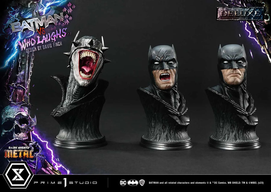 Batman versus Batman Who Laughs (Deluxe Version) Dark Nights: Metal (Comics) – Prime1Studio – ActionFigure Brasil