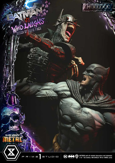 Batman versus Batman Who Laughs (Deluxe Version) Dark Nights: Metal (Comics) – Prime1Studio – ActionFigure Brasil