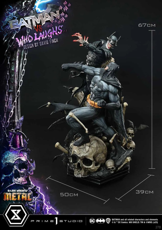 Batman versus Batman Who Laughs (Regular Version) Dark Nights: Metal (Comics) – Prime1Studio – ActionFigure Brasil