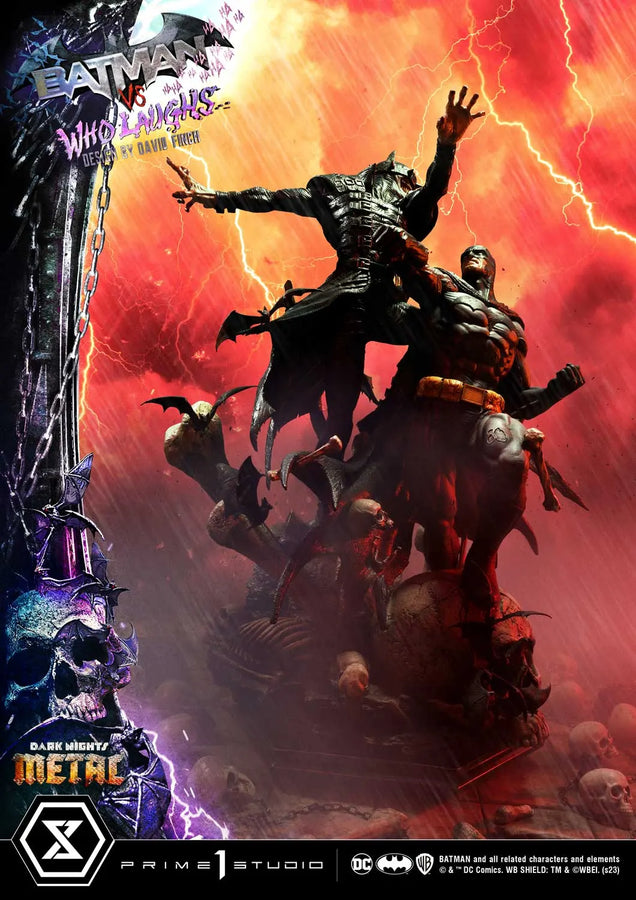 Batman versus Batman Who Laughs (Regular Version) Dark Nights: Metal (Comics) – Prime1Studio – ActionFigure Brasil