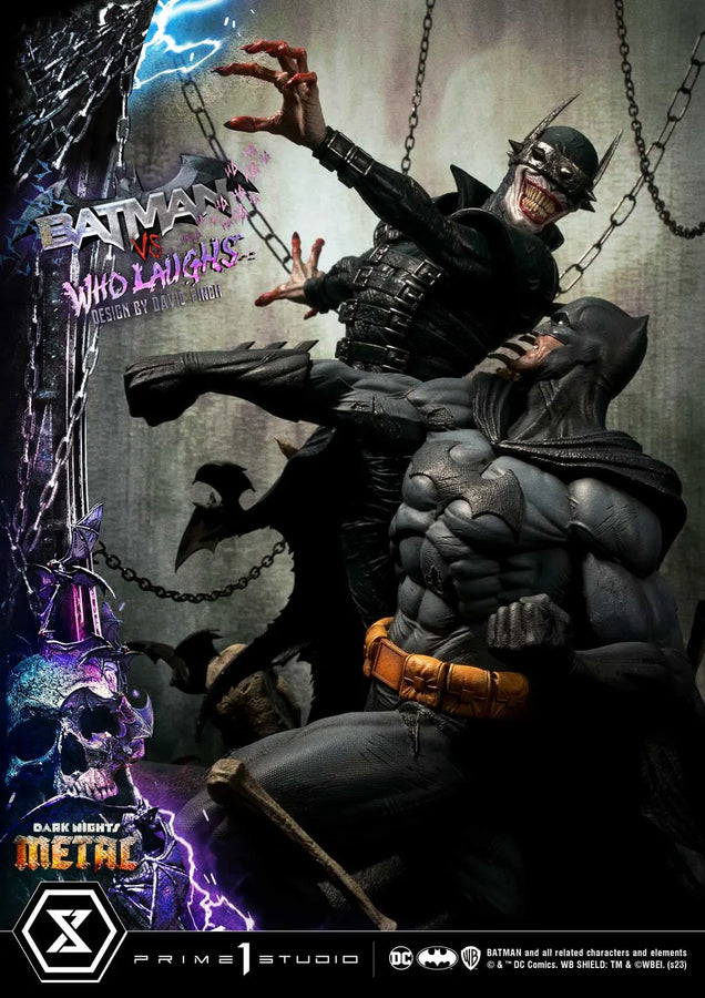 Batman versus Batman Who Laughs (Regular Version) Dark Nights: Metal (Comics) – Prime1Studio – ActionFigure Brasil
