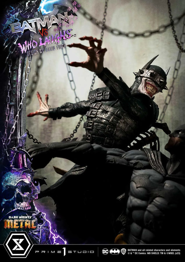 Batman versus Batman Who Laughs (Regular Version) Dark Nights: Metal (Comics) – Prime1Studio – ActionFigure Brasil