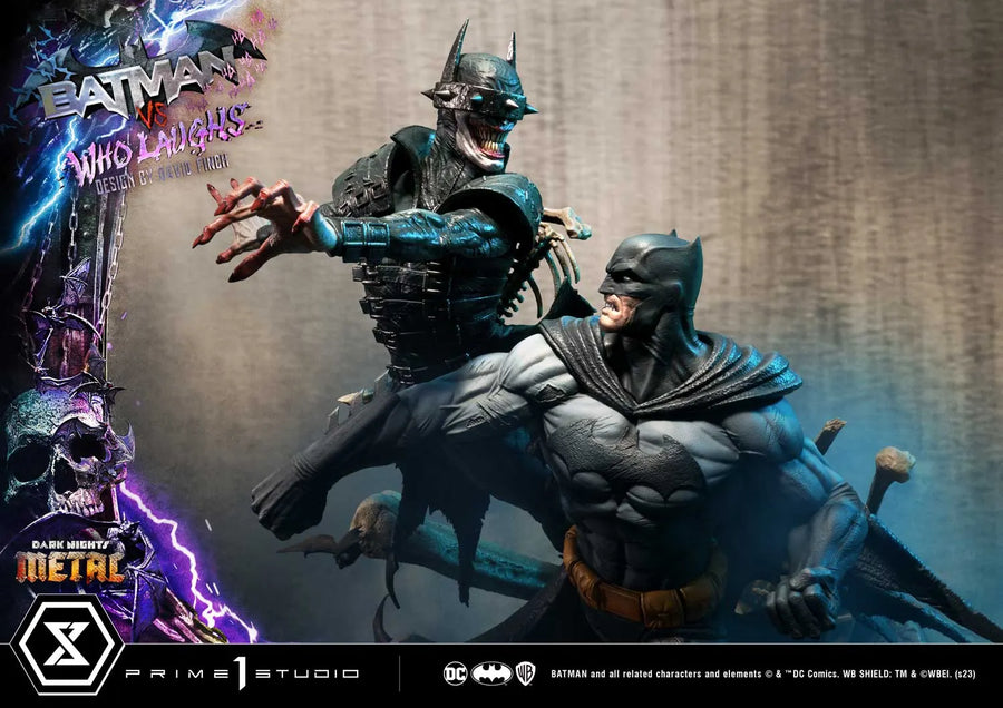 Batman versus Batman Who Laughs (Regular Version) Dark Nights: Metal (Comics) – Prime1Studio – ActionFigure Brasil